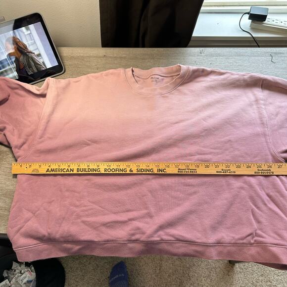Madewell Dip-Dye (Re)sourced Cotton Swing Sweatshirt XXL - Picture 7 of 9